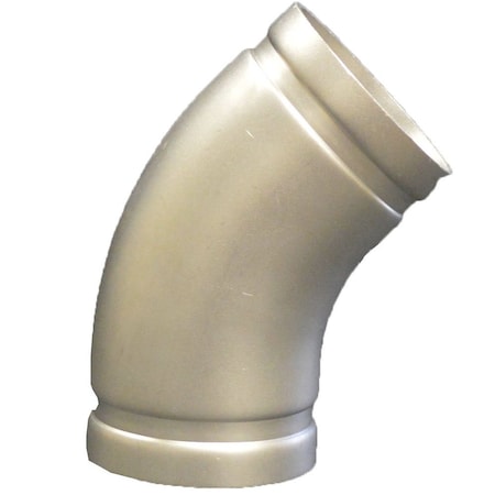 Industrial Choice Groove Elbow 45 Degree Sch 10 SS304 2.5 inch GV-45-2.5-S10S4